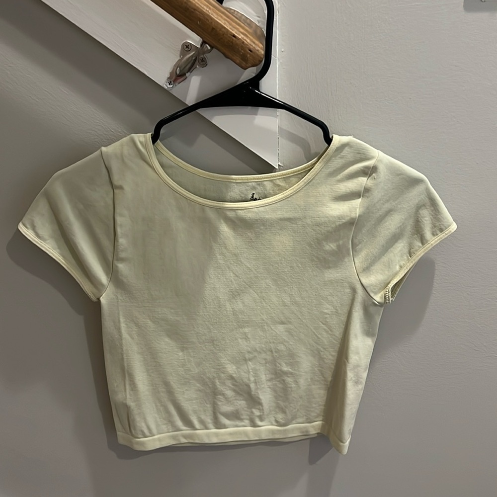 Free People Cropped Tshirt, size M